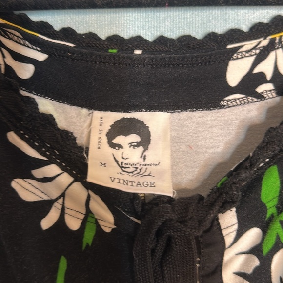 Betsey Johnson Vintage Archive Label Daisy Print Maxi Dress - Picture 5 of 6